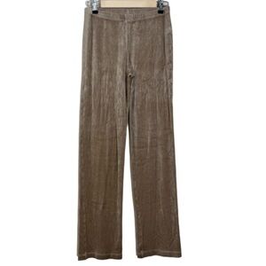 La Perla Velour Loungewear Pants Taupe Neutral Lounge Luxury Designer